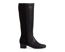 Black Leather  Stretch Suede Fabric-MIX WS BY ROS HOMMERSON 6