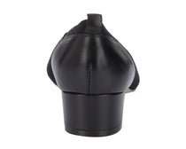 Black Knit Fabric Leather-HESTER BY ROS HOMMERSON 5
