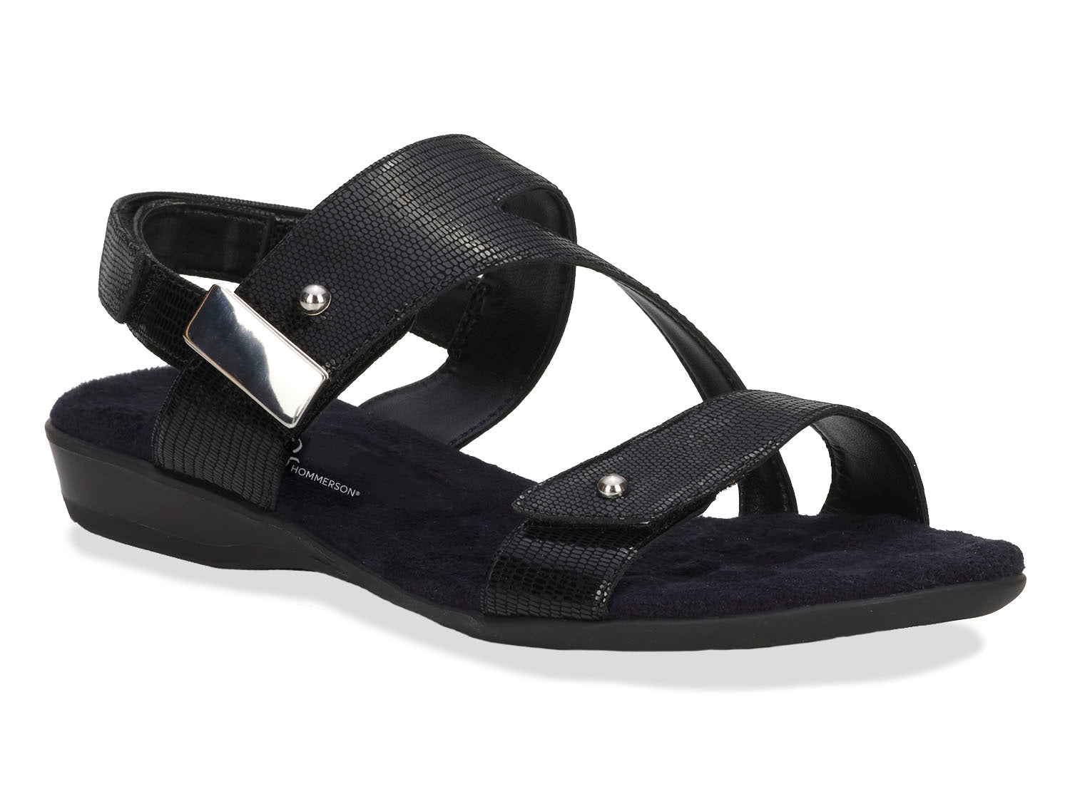 Black Patent Lizard Print Leather-CHLOE BY ROS HOMMERSON 1