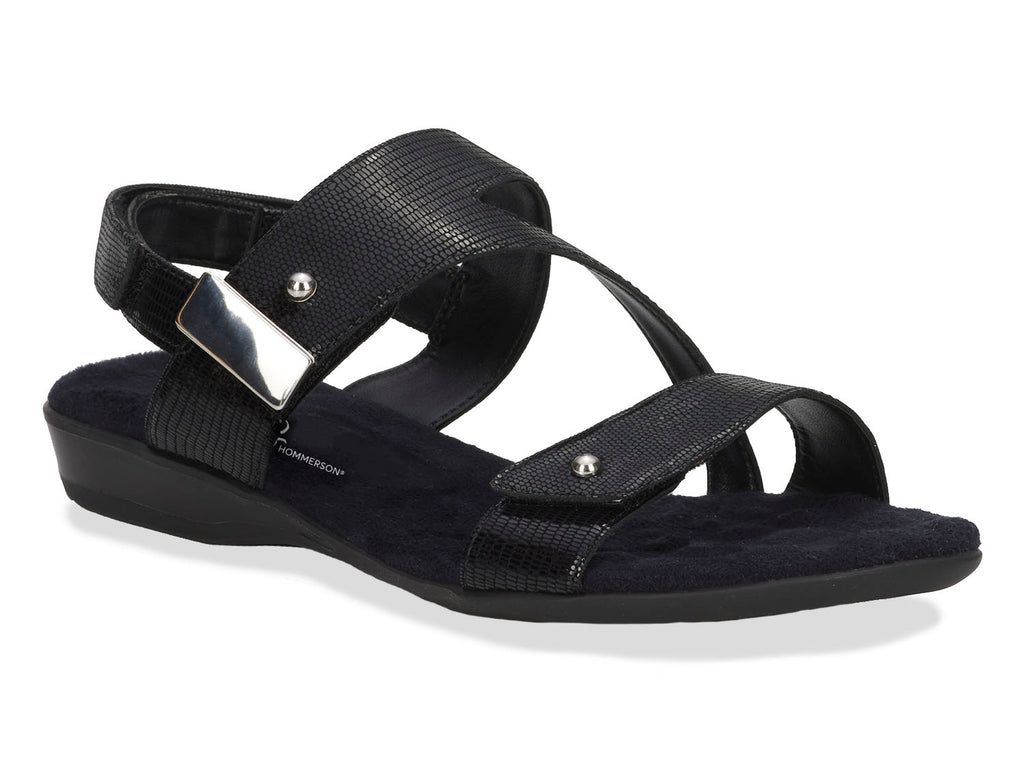 Black Patent Lizard Print Leather-CHLOE BY ROS HOMMERSON 1