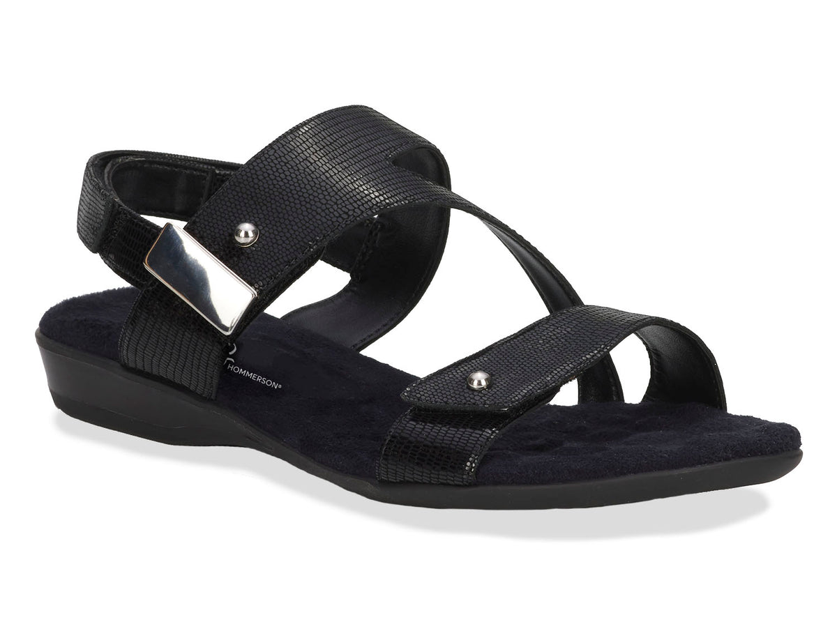 Black Patent Lizard Print Leather-CHLOE BY ROS HOMMERSON 1