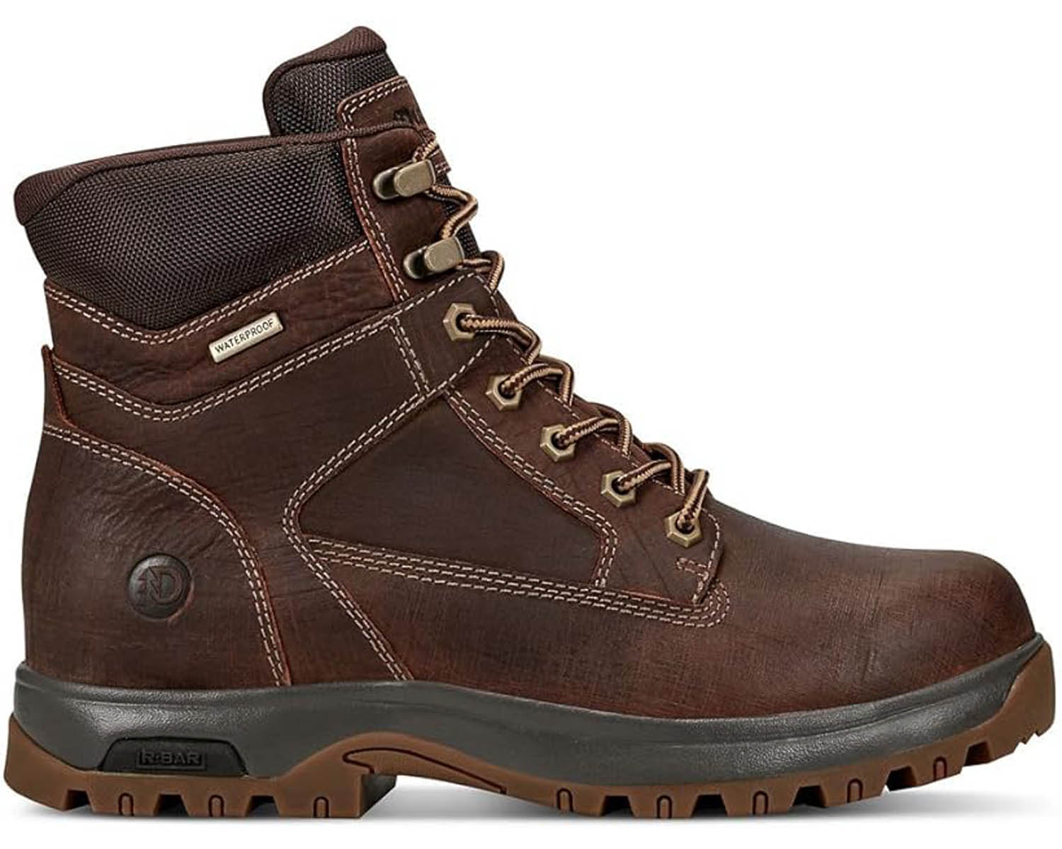 Brown-8000 WORKS Waterproof 6IN Boot By Dunham 3