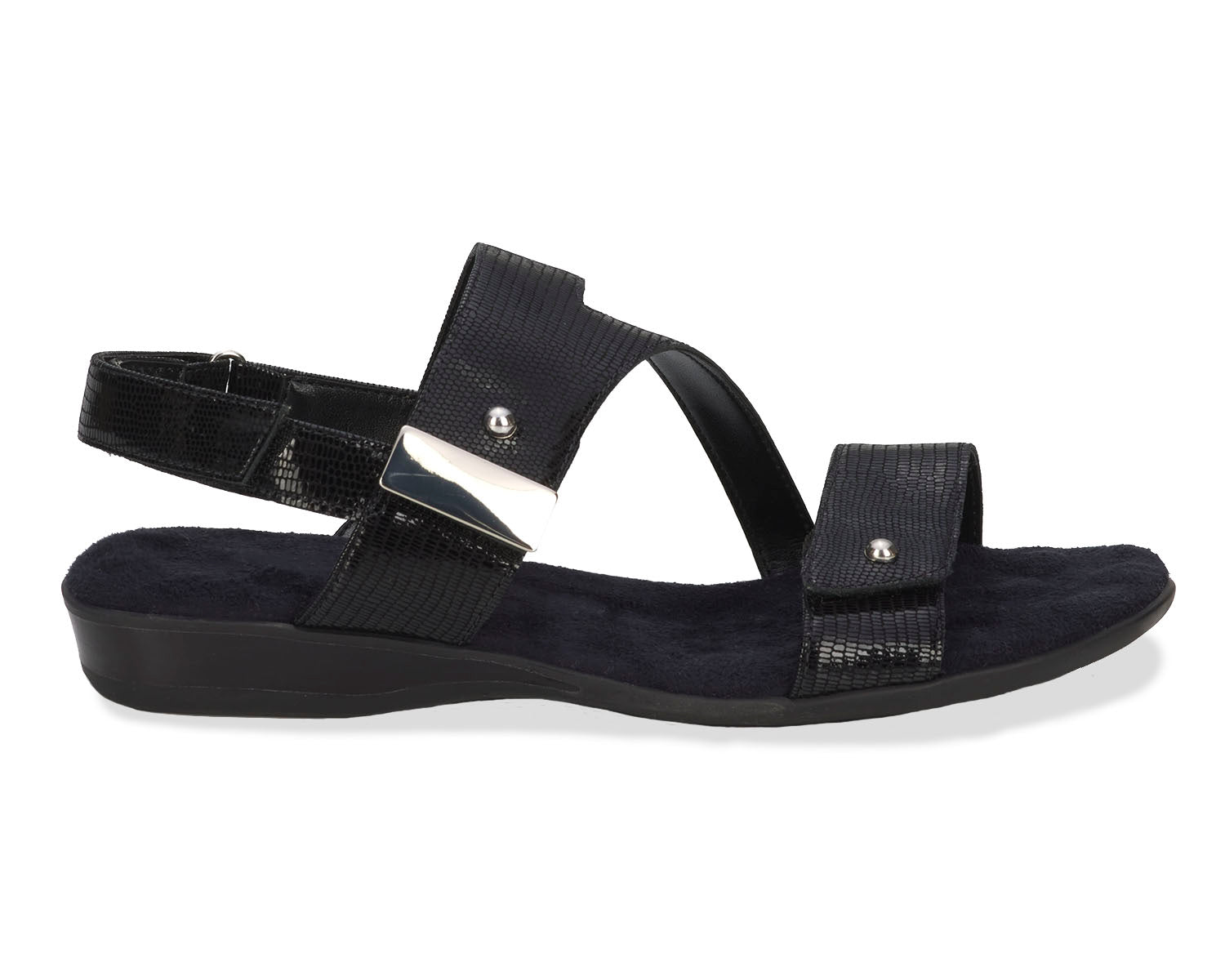 Black Patent Lizard Print Leather-CHLOE BY ROS HOMMERSON 4