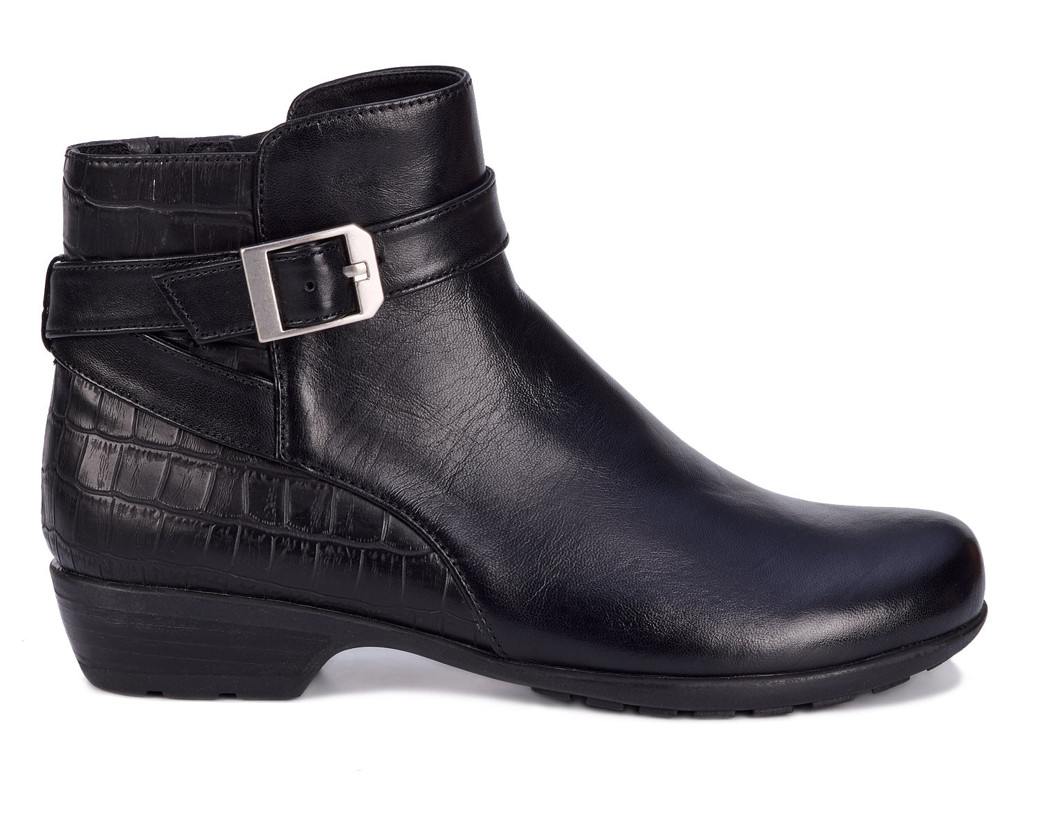 Black Tumbled Leather-ELLIS BOOT BY ROS HOMMERSON 2