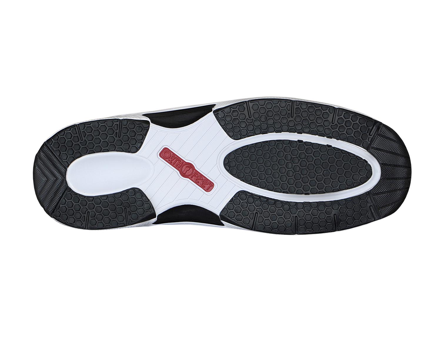 Black Grey-Edgewater Black Grey Sport Tie BY ORTHOFEET 2