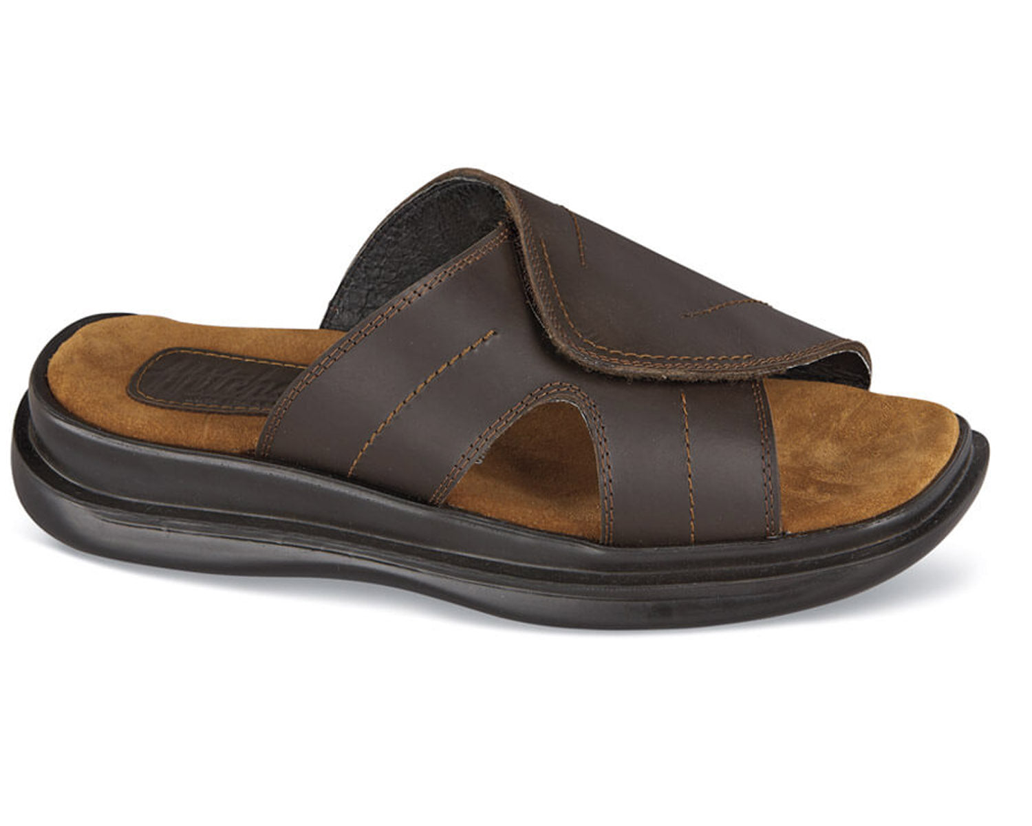 Dark Brown-Slide Sandal Hitchcock 1