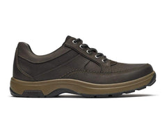 Brown Nubuck Leather-Midland 5-Eyelet Waterproof Oxford BY DUNHAM 4