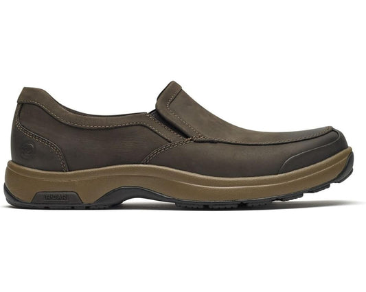 Brown-Battery Park Slip-On Casual Shoe BY DUNHAM 3