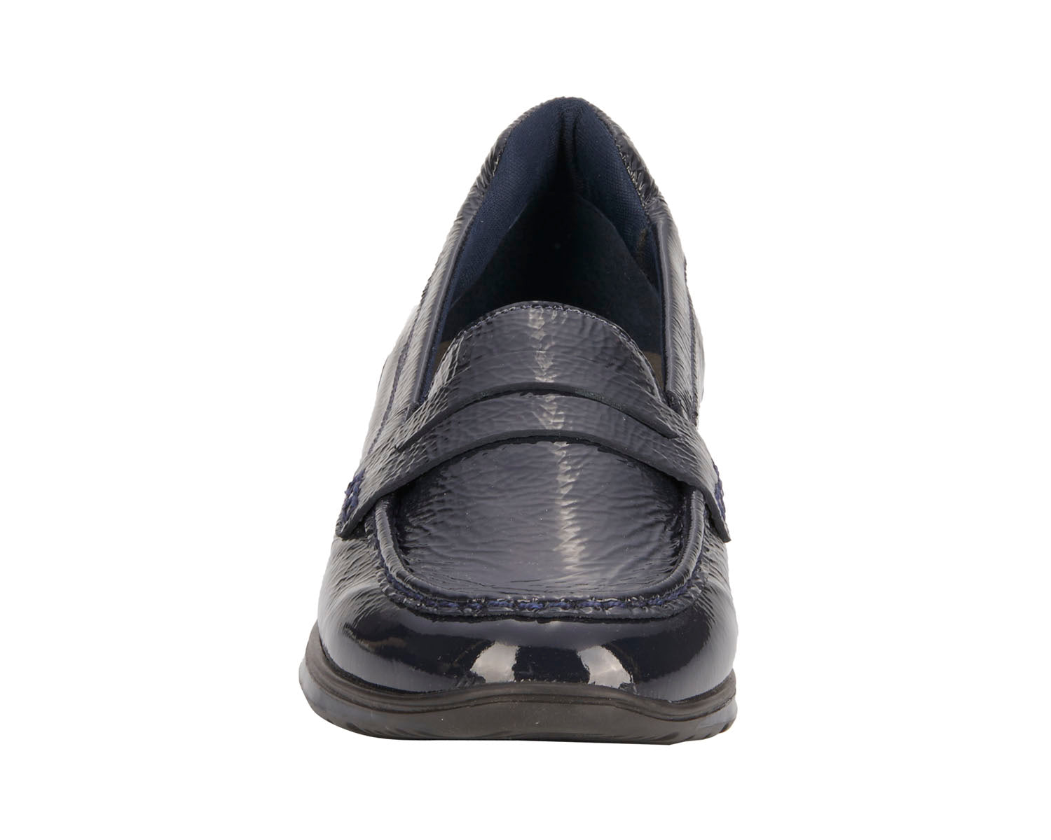 Navy Crinkle Patent-DANNON BY ROS HOMMERSON 4