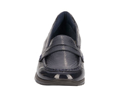 Navy Crinkle Patent-DANNON BY ROS HOMMERSON 4