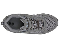 Grey Leather Mesh-AARON BY DREW 4