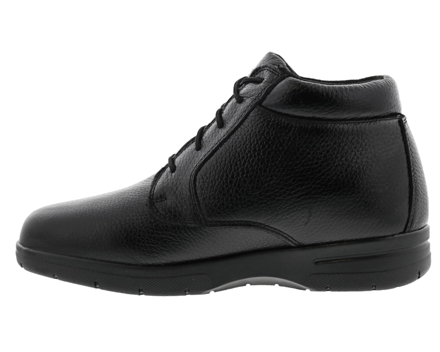 Black Pebbled Leather-Tucson Boots BY DREW 4