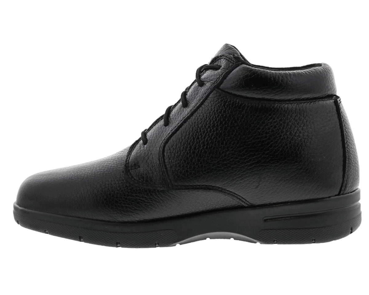 Black Pebbled Leather-Tucson Boots BY DREW 4