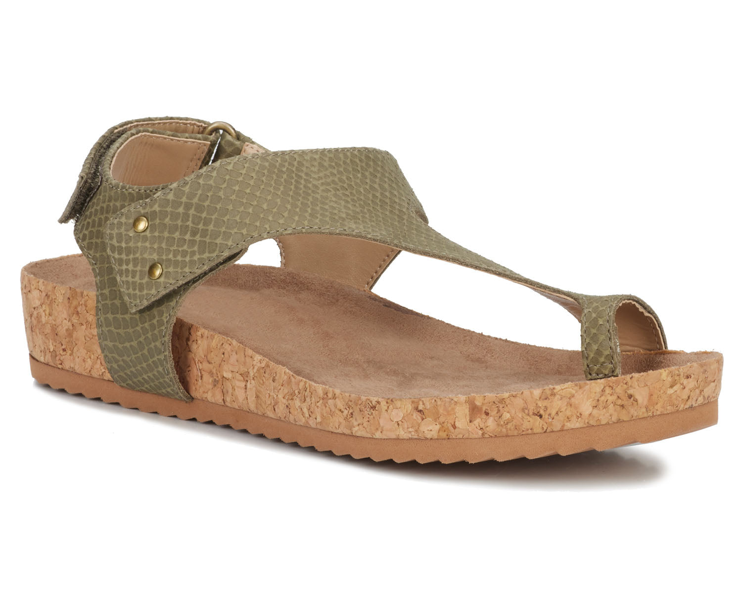 Olive Matte Snake leather-PRESTON BY ROS HOMMERSON 1