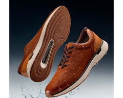 Tan Waterproof Leather-XC4 PRENTISS U-THROAT BY JOHNSON MURPHY 4