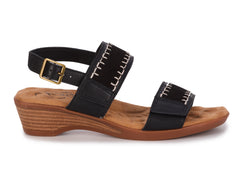 Black Leather Suede-KATERI BY ROS HOMMERSON 4