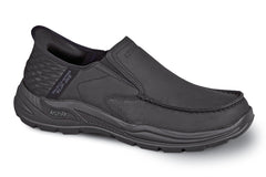 Black-Arch Fit Moxley Milo Slip-Ins By Skechers 1