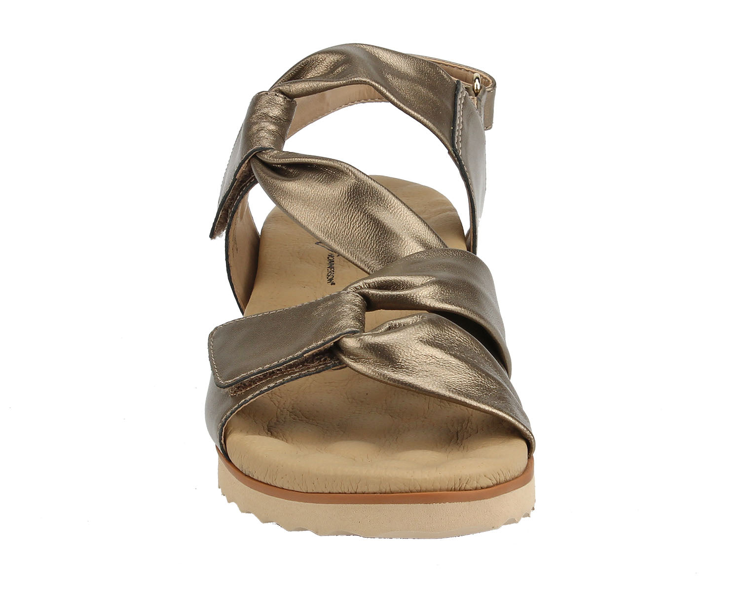 Bronze Metallic Leather-HILLARY BY ROS HOMMERSON 4