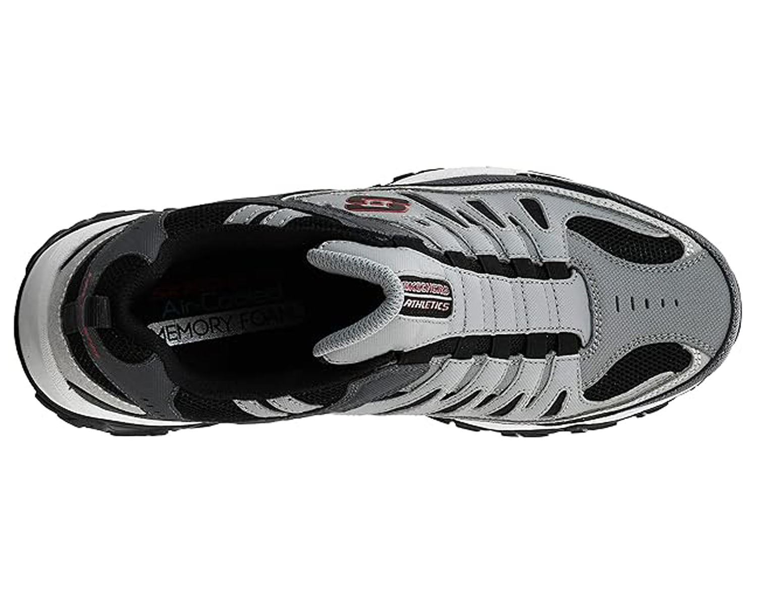 Grey-After Burn M Fit Ridgeburn Slip-In Skechers 5