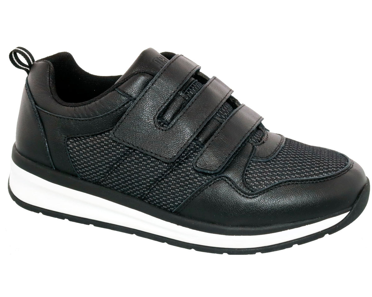 Black Leather Black Mesh-ROCKET V for Men - LIMITED STOCK 1