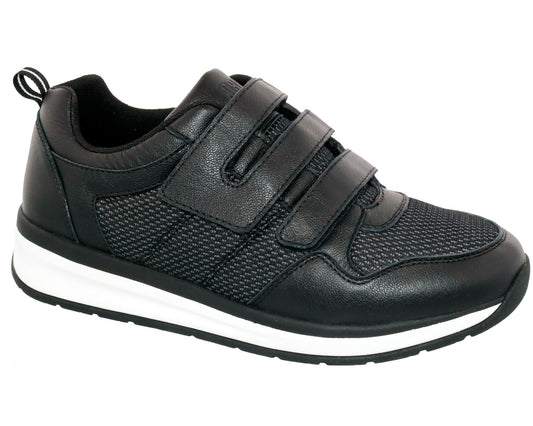 Black Leather Black Mesh-ROCKET V for Men - LIMITED STOCK 1