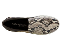 Black Bone Snake Print Leather-WC ORLEANS 3