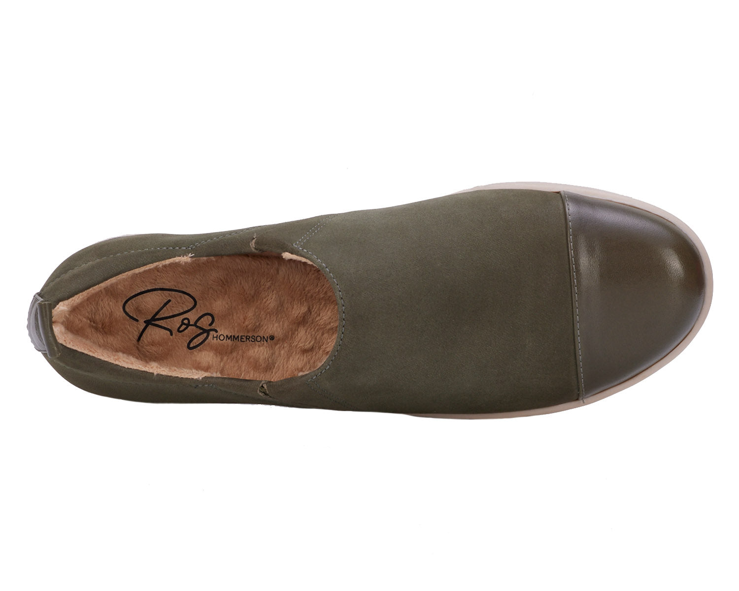 Olive Nubuck Leather-OZZIE BY ROS HOMMERSON 5