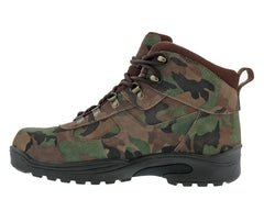 Camo Suede Leather-Rockford Boots - Mens 5