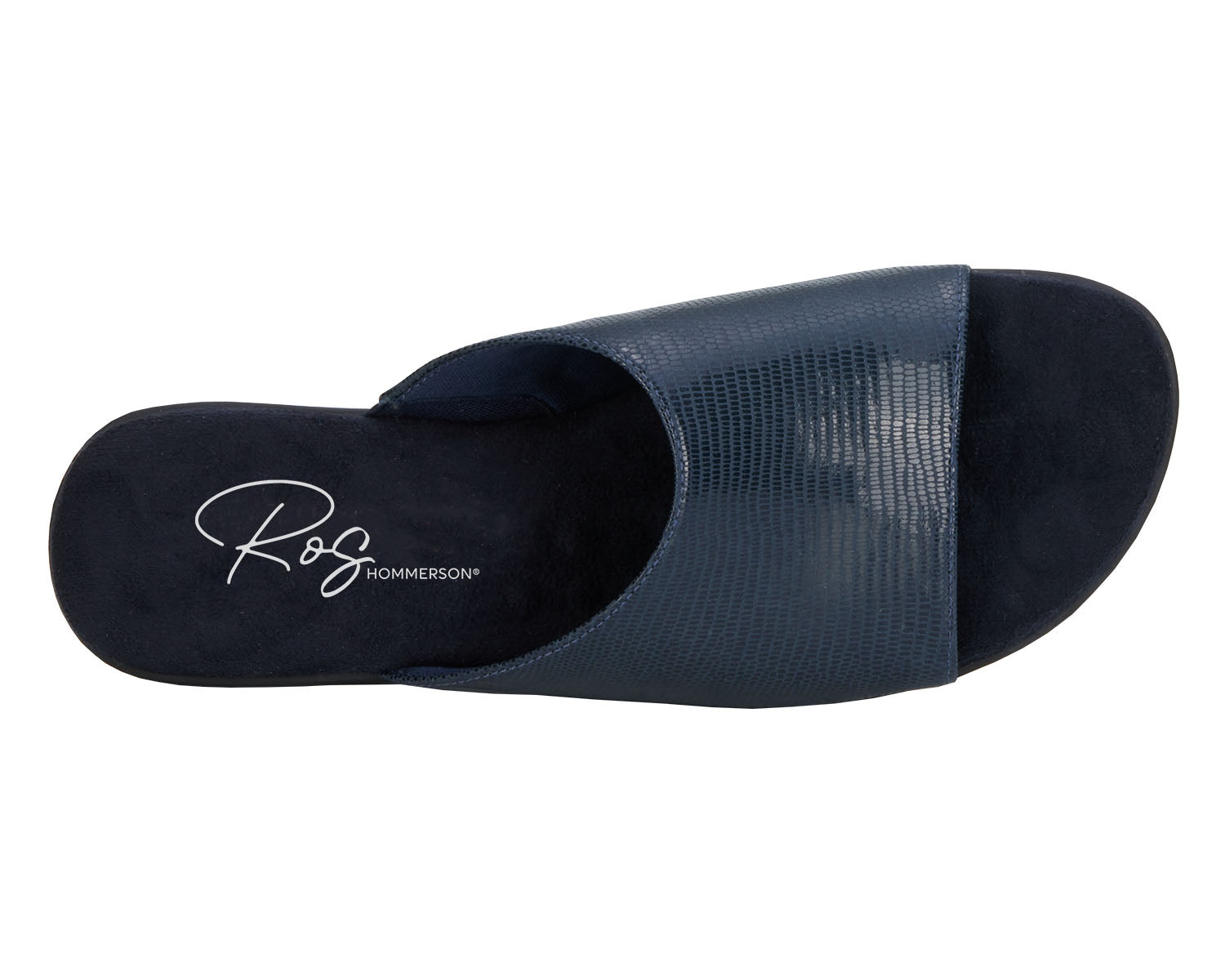 Navy Lizard Print Patent Leather-CAM II BY ROS HOMMERSON 4