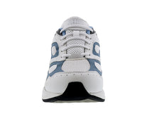 White Blue Leather   White Mesh-FLARE BY DREW 4