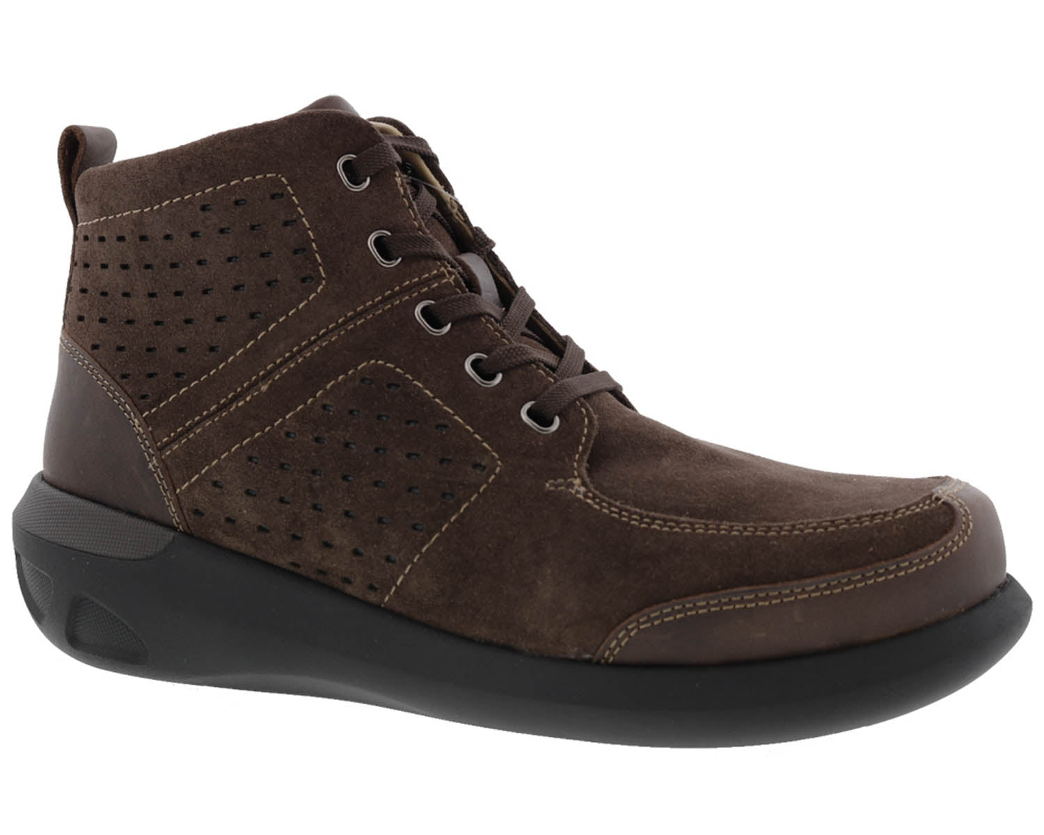 Brown Suede Leather-Murphy BY DREW 1