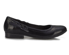 Black Patent Lizard Print Leather-TESS BY ROS HOMMERSON 4