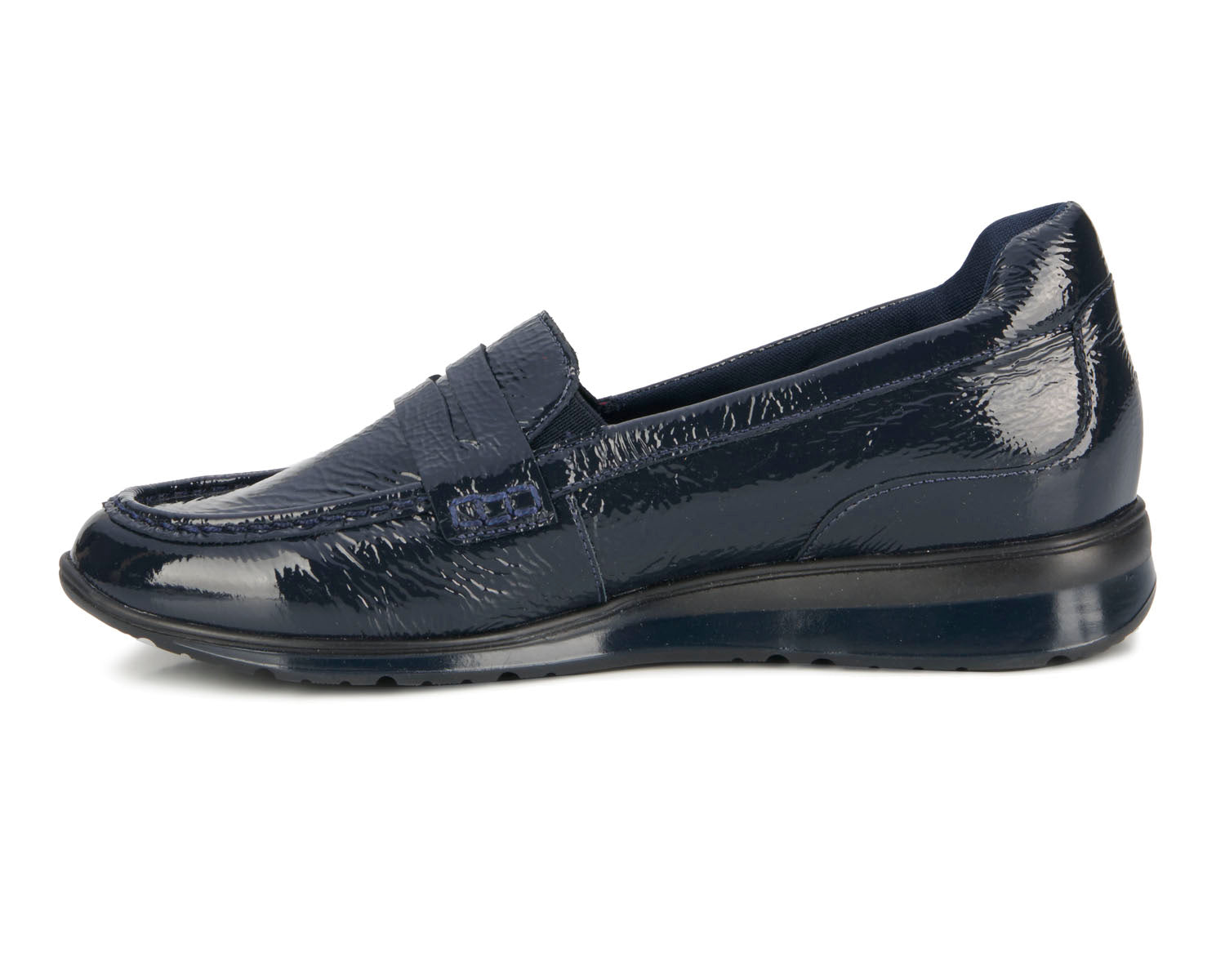 Navy Crinkle Patent-DANNON BY ROS HOMMERSON 7