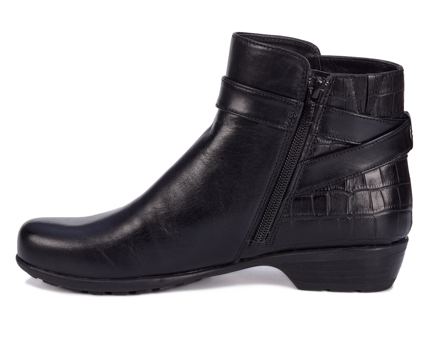 Black Tumbled Leather-ELLIS BOOT BY ROS HOMMERSON 3
