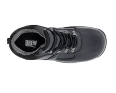 Black Tumbled Leather-Boulder Boots BY DREW 3