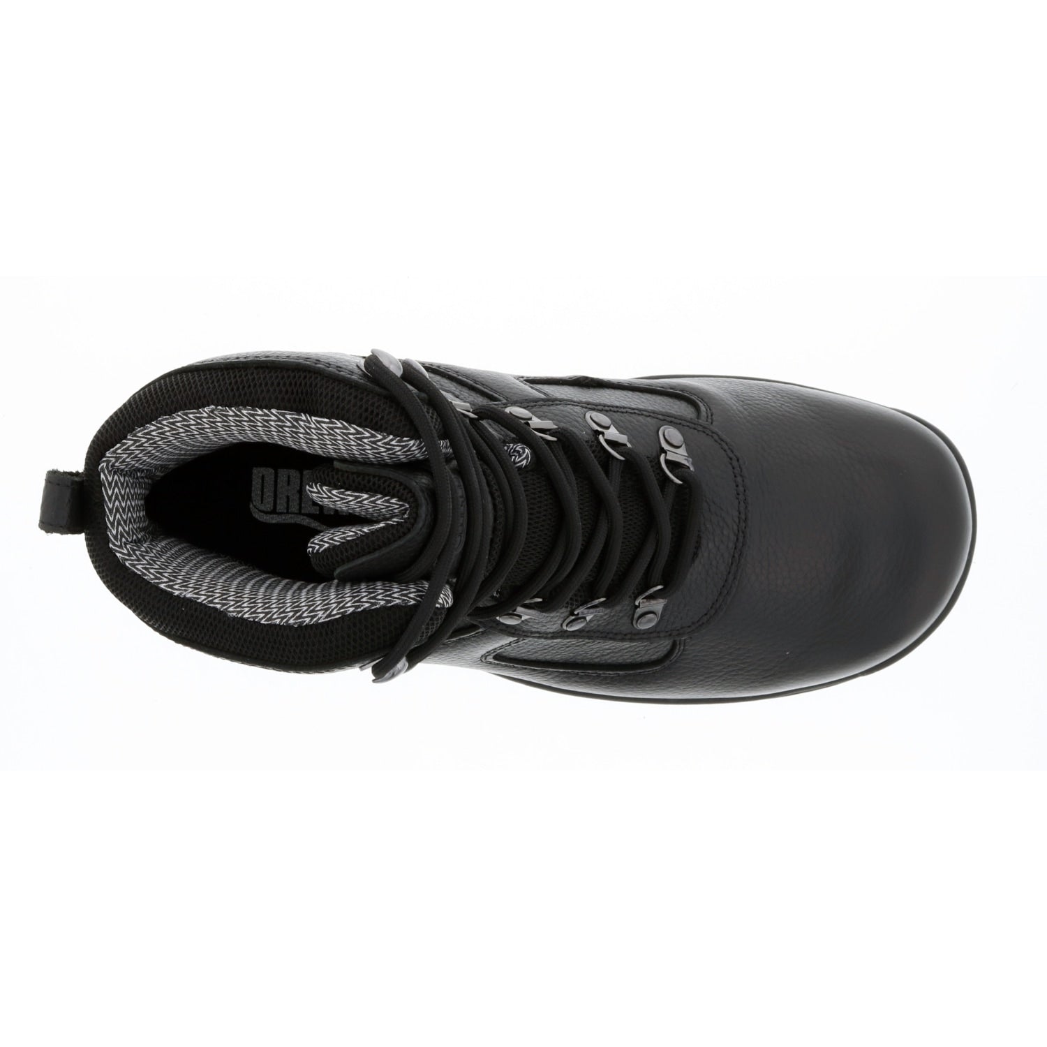 Black Tumbled Leather-Rockford Boots BY DREW 3