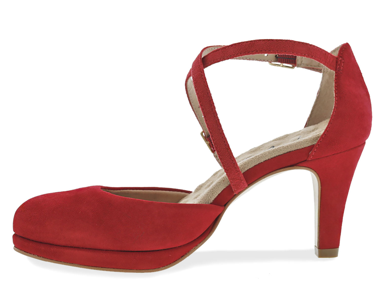 Red Suede-PAMMY BY ROS HOMMERSON 5