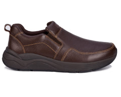 Brown Pebbled Leather-MATCH BY DREW 4