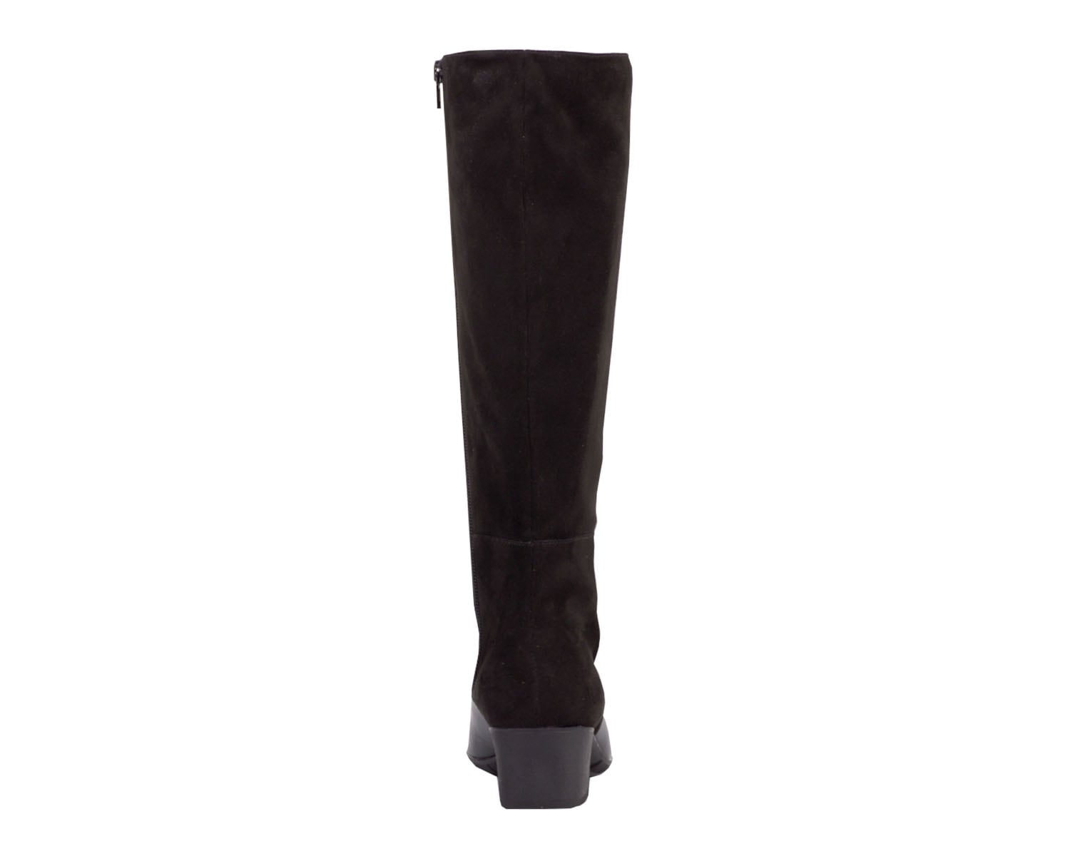 Black Leather  Stretch Suede Fabric-MIX WWS BY ROS HOMMERSON 7