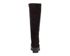 Black Leather  Stretch Suede Fabric-MIX WWS BY ROS HOMMERSON 7