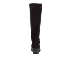 Black Leather  Stretch Suede Fabric-MIX MS BY ROS HOMMERSON 7