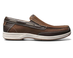 Brown Leather-LAKESIDE MOC TOE SLIP-ON BY FLORSHEIM 5