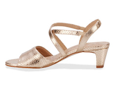 Gold Snake Print Leather-LIZA BY ROS HOMMERSON 3