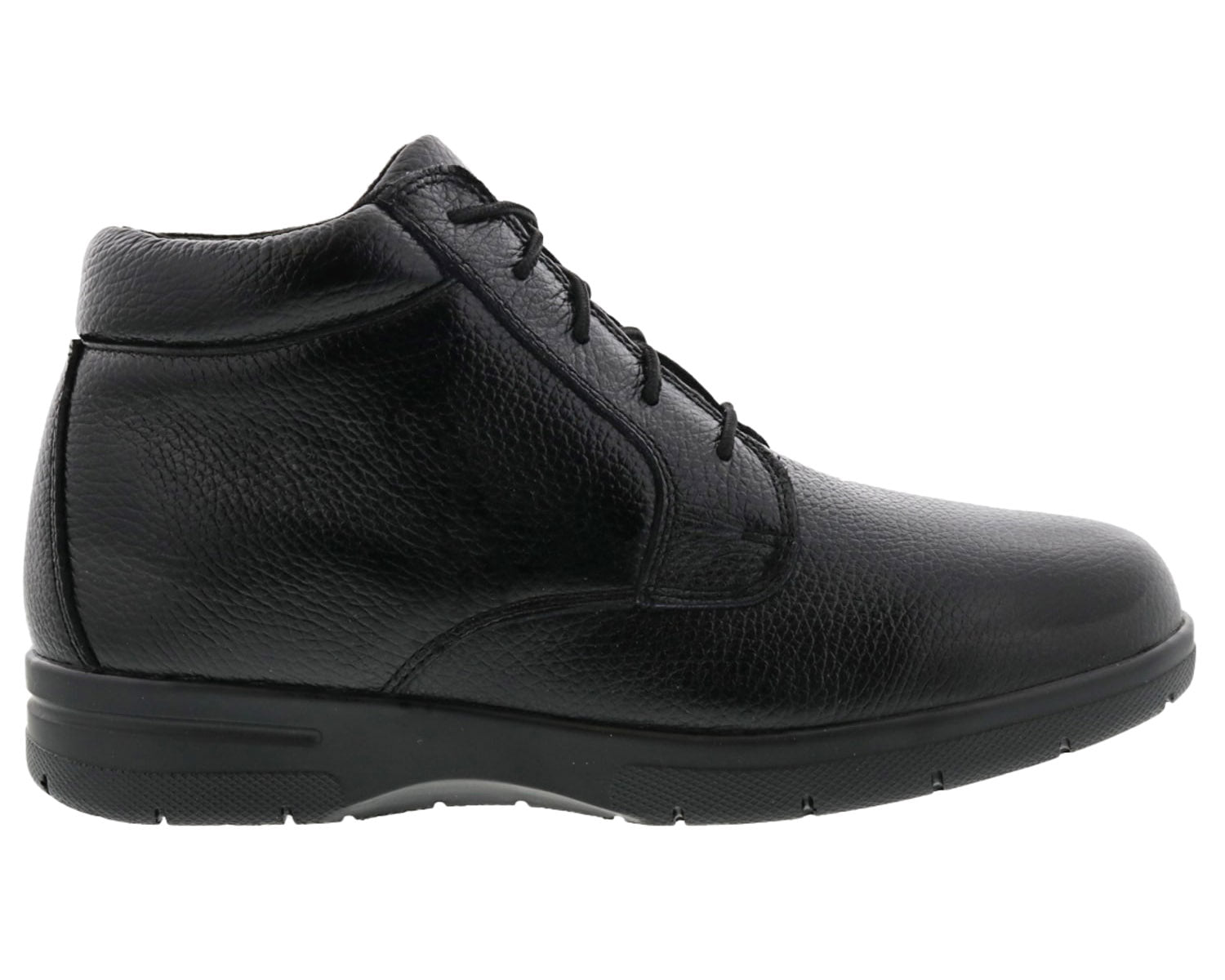 Black Pebbled Leather-Tucson Boots BY DREW 5