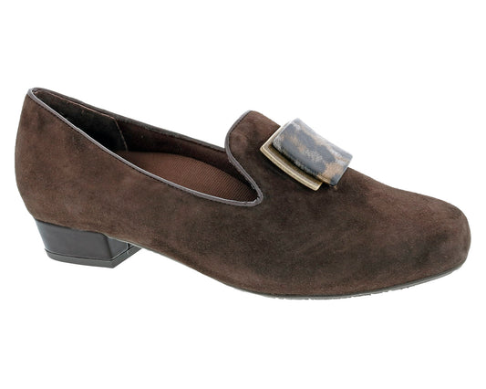 Brown Suede Leather-TREASURE BY ROS HOMMERSON 1