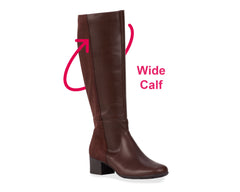 Brown Leather  Stretch Suede Fabric-MIX WS BY ROS HOMMERSON 1