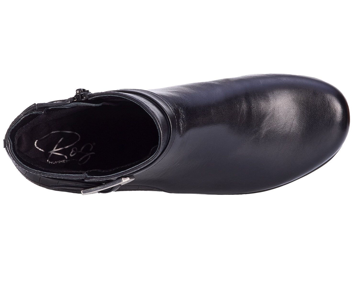 Black Tumbled Leather-ELLIS BOOT BY ROS HOMMERSON 4