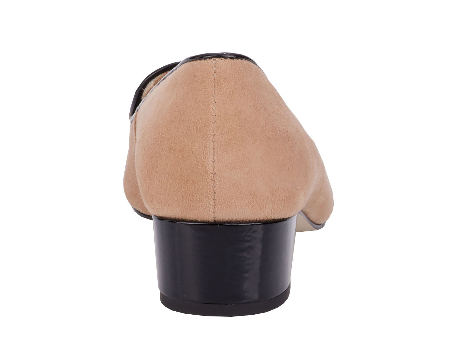 Nude Suede Black Patent-HONEY BY ROS HOMMERSON 4