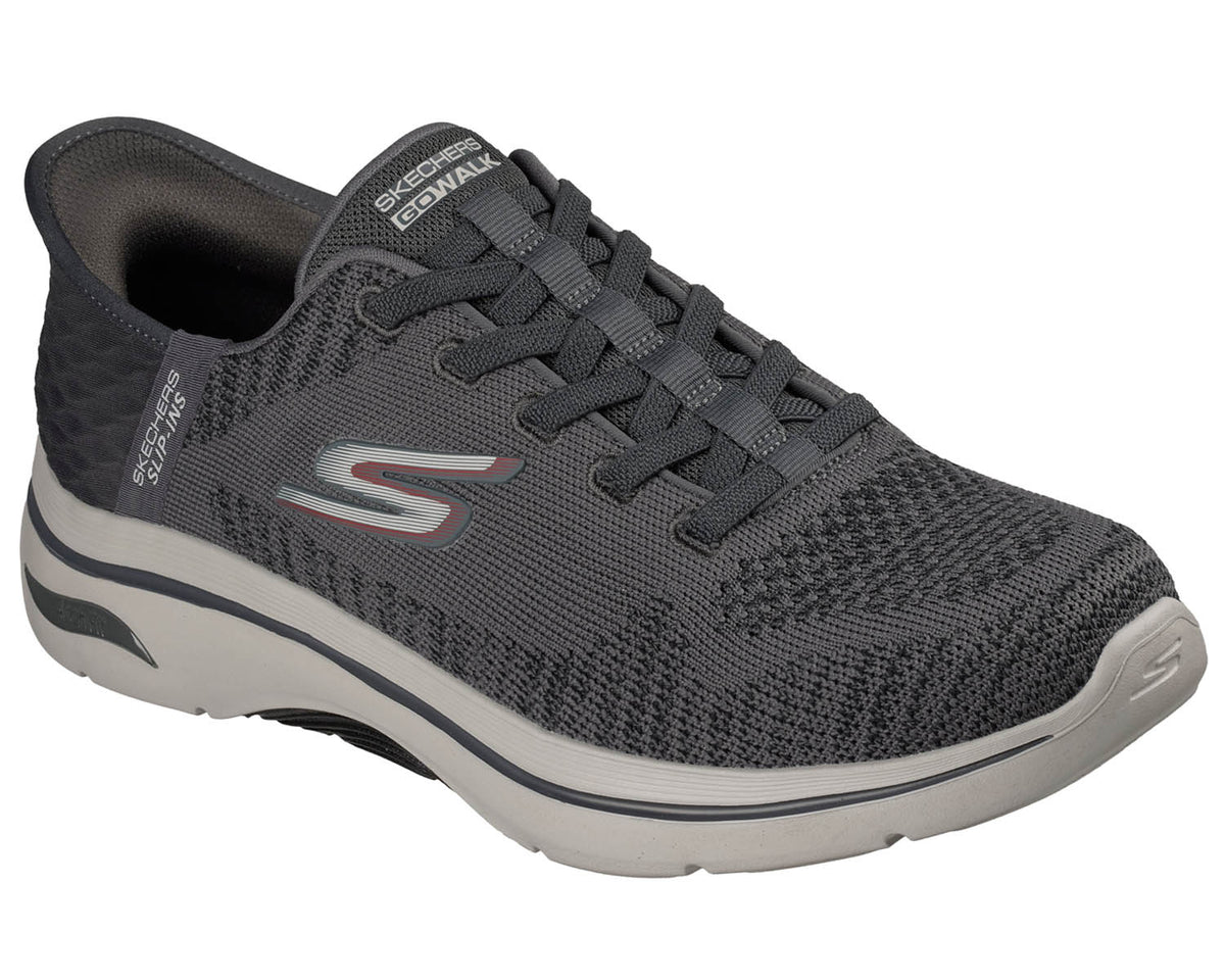 Grey Red-GO WALK ARCH FIT 2 0 GRAND BY SKECHERS 1