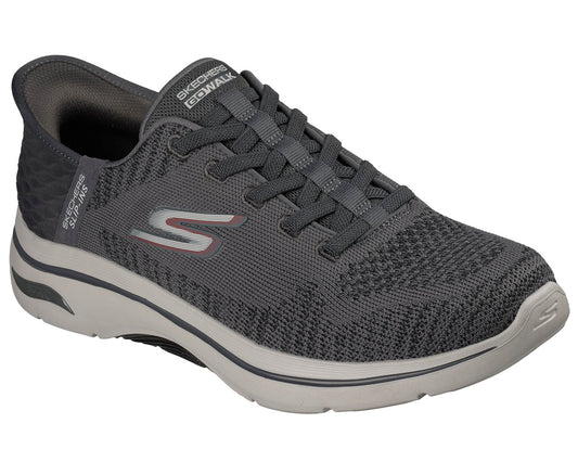 Grey Red-GO WALK ARCH FIT 2 0 GRAND BY SKECHERS 1